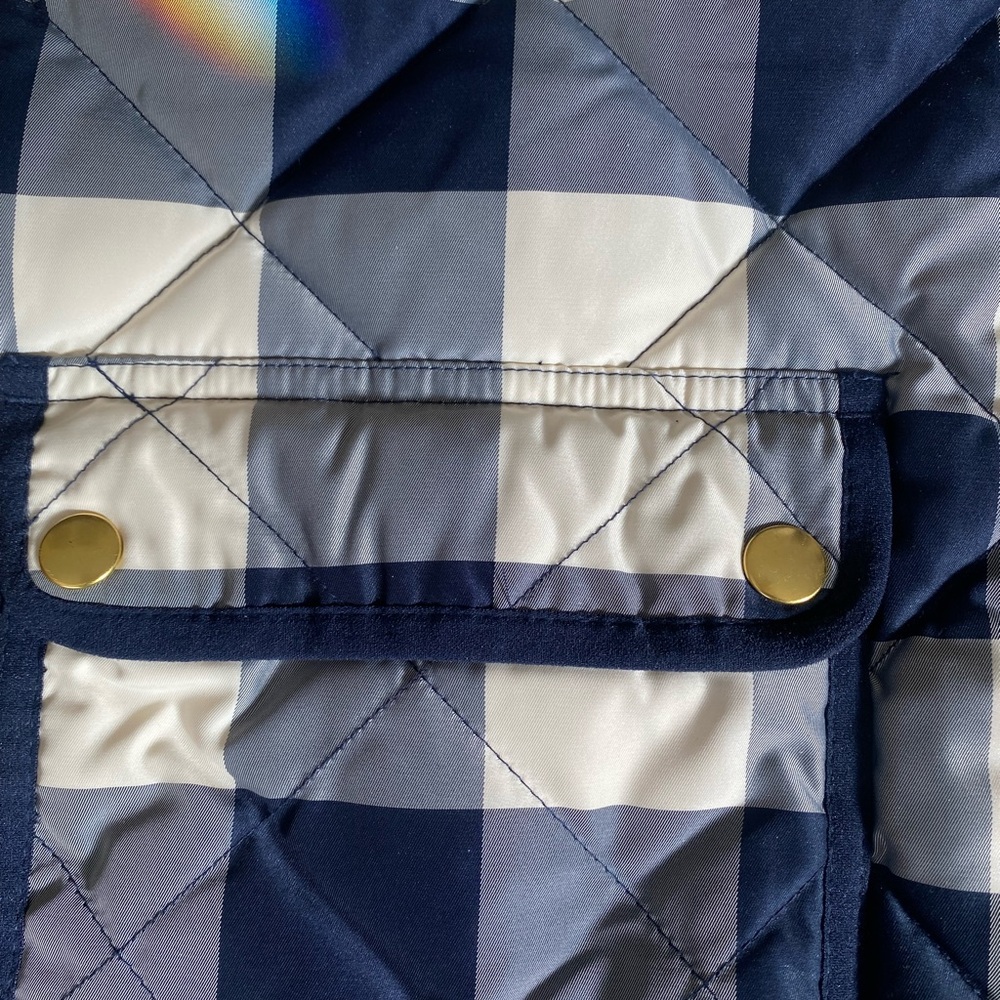 Checkered Quilted Vest - Picture 3 of 4